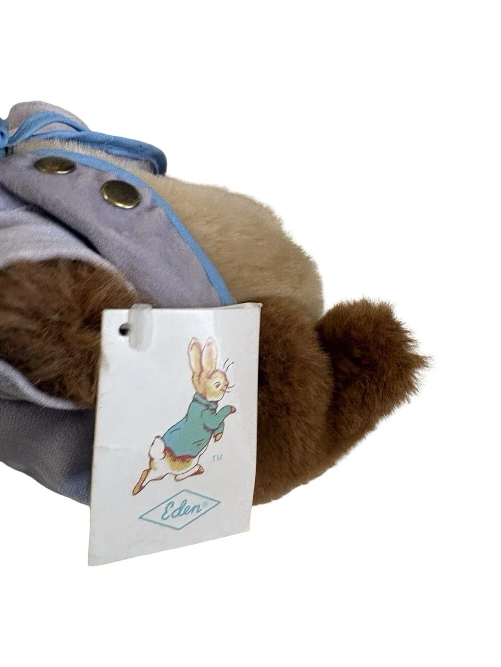 Vintage Peter Rabbit Eden Bunny Beatrix Potter Plush Stuffed Animal Easter 7 in